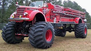 Monster 1937 International Fire Truck Auctioned For $26,000